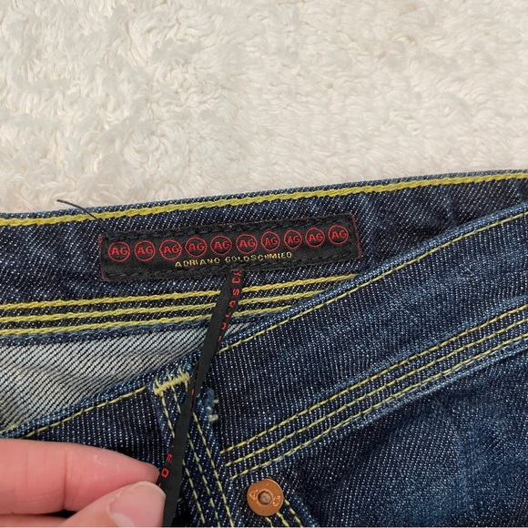 AG Adriano Goldschmied The Merlot Low Rise Bootcut Jeans Dark Wash - Picture 7 of 14